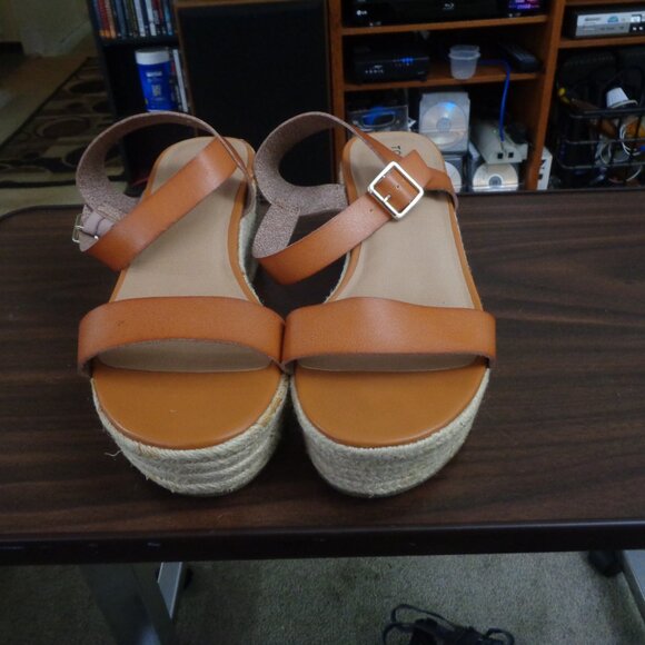Torrid Espadrille Platform Wedge Sandal Pre Owned Sz 13ww - Picture 3 of 7